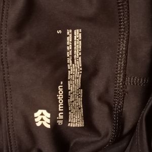 Black exercise pants